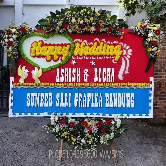 bunga-papan-wedding-013 - Toko Bunga Bojonegoro, florist bojonegoro, bunga papan bojonegoro, karangan bunga bojonegoro, online 24 jam, bunga ucapan benner digital